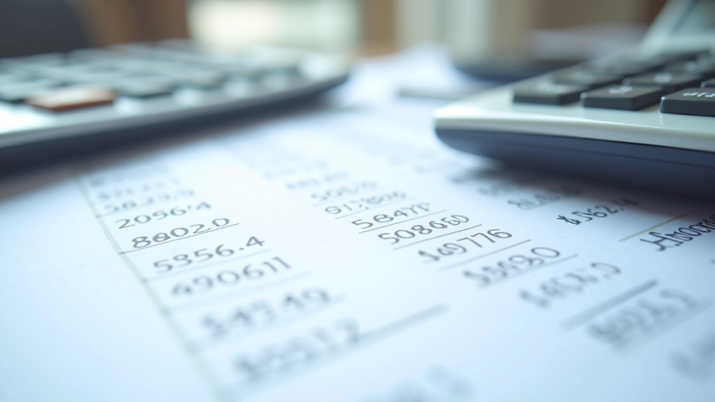 Tabella che mostra il calcolo del flusso di cassa operativo con ricavi meno costi e variazioni di capitale circolante