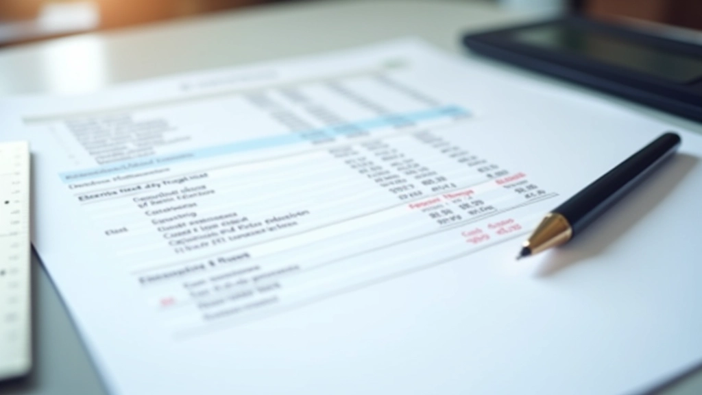 Documento di rendiconto finanziario con analisi dei flussi di cassa