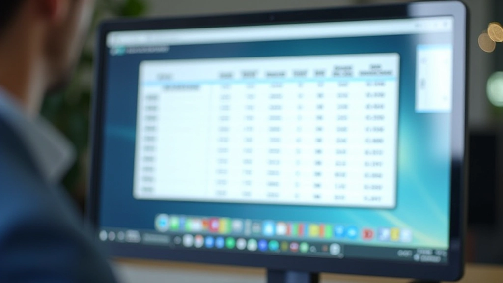 Foglio di calcolo su schermo che mostra tabella con rapporti finanziari, P/E, EV/EBITDA, e altri indicatori di valutazione